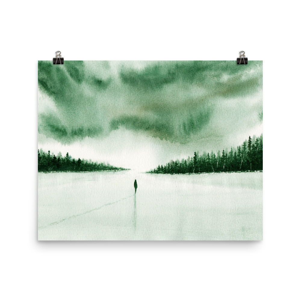 My Path Is Mine Watercolor Print