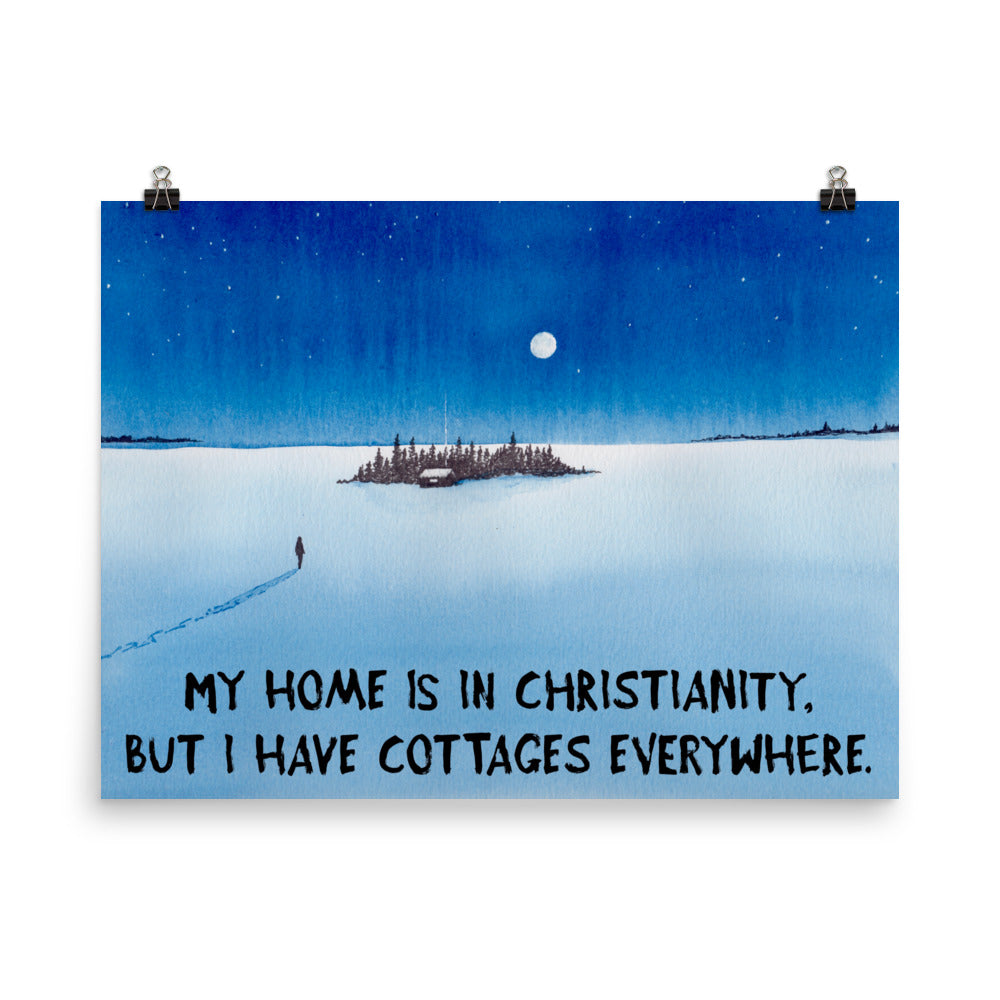 Cottages Everywhere Print