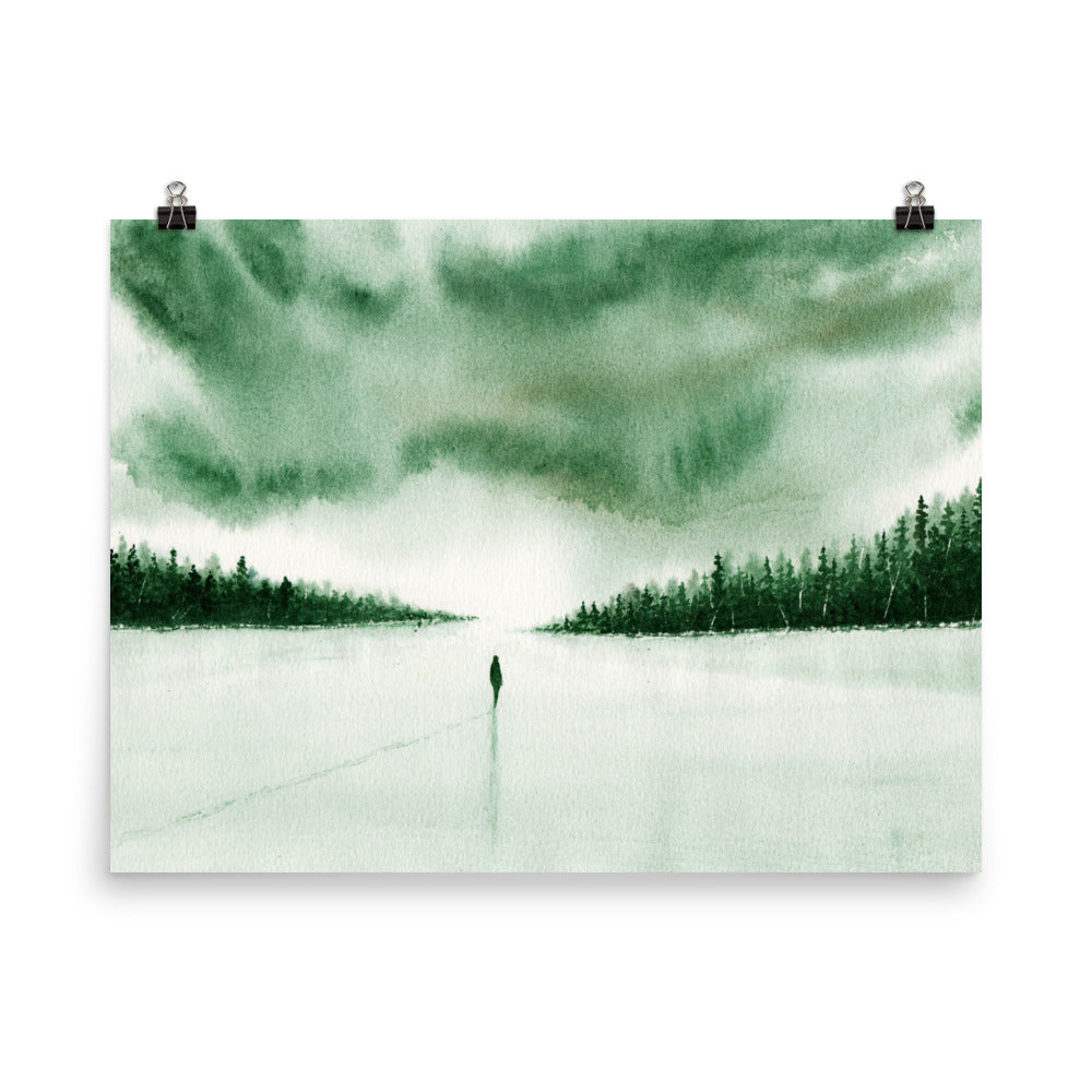 My Path Is Mine Watercolor Print