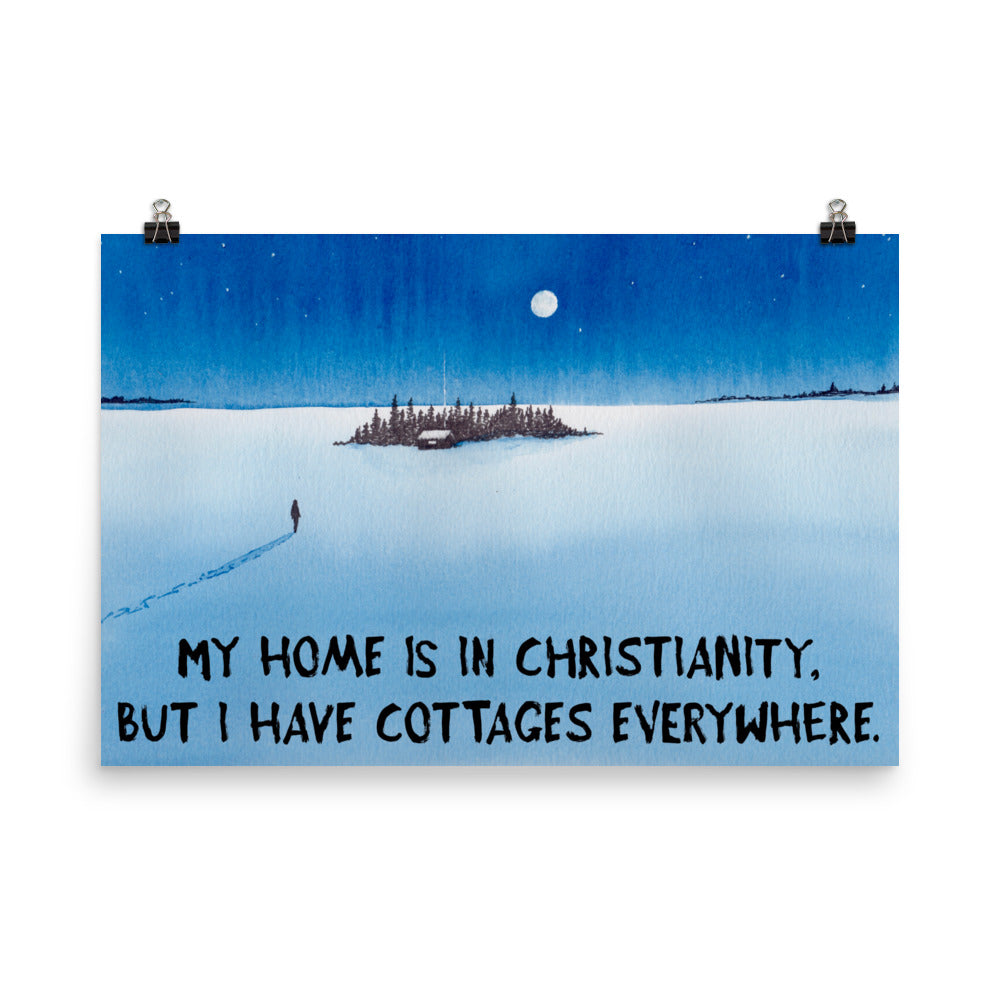 Cottages Everywhere Print