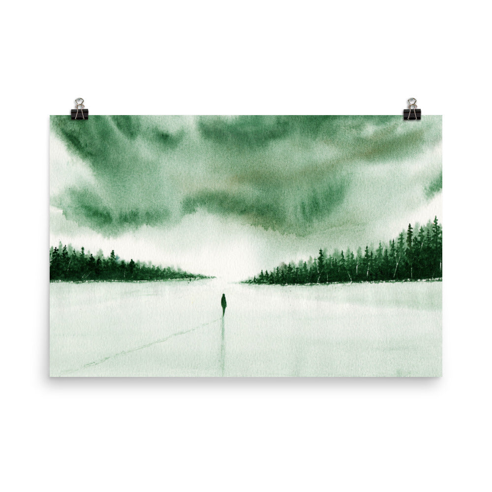 My Path Is Mine Watercolor Print