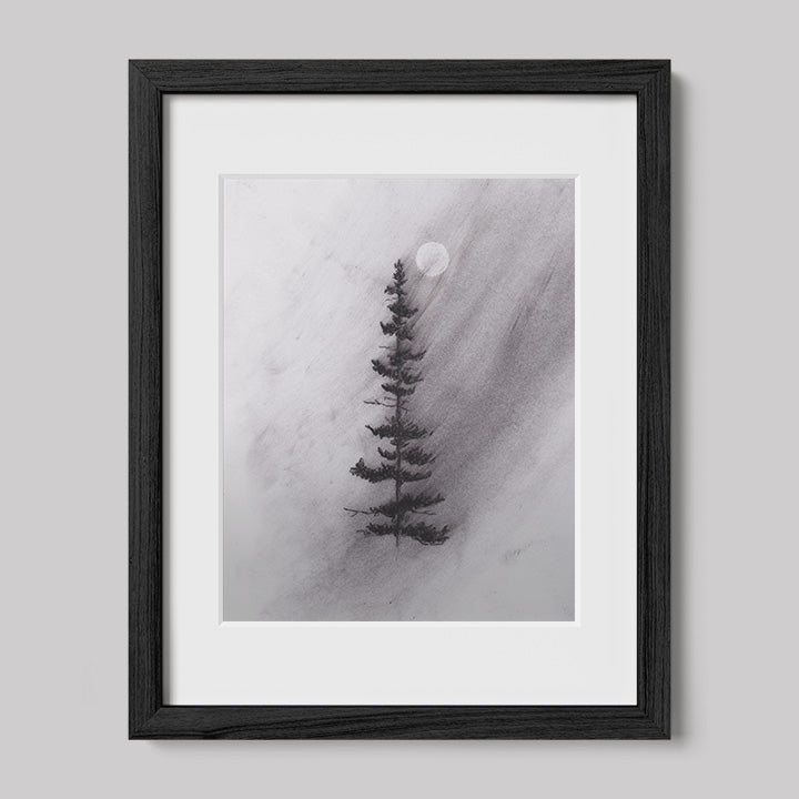 Enlighten Me Charcoal Drawing Print-Drawings-nakedpastor