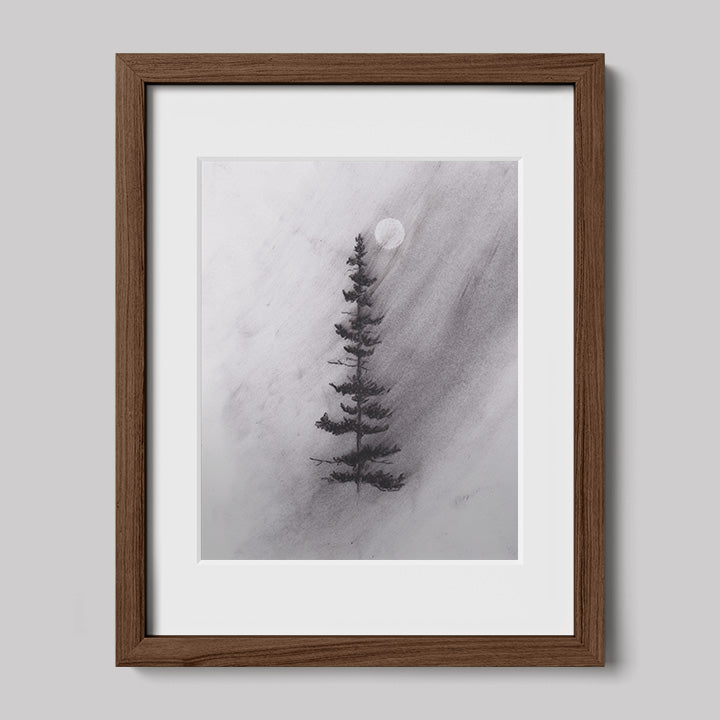 Enlighten Me Charcoal Drawing Print-Drawings-nakedpastor