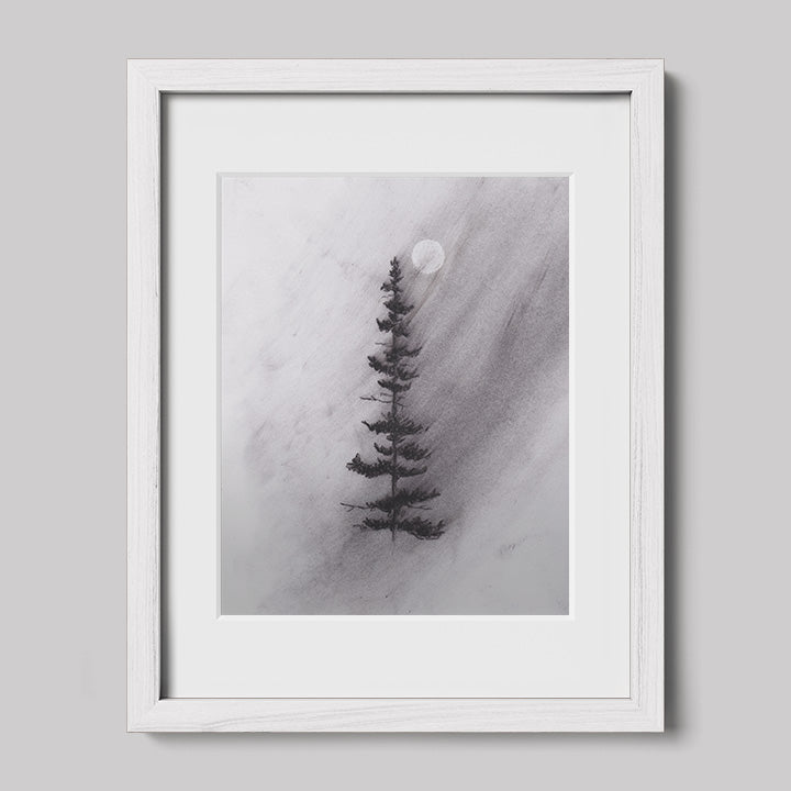 Enlighten Me Charcoal Drawing Print-Drawings-nakedpastor