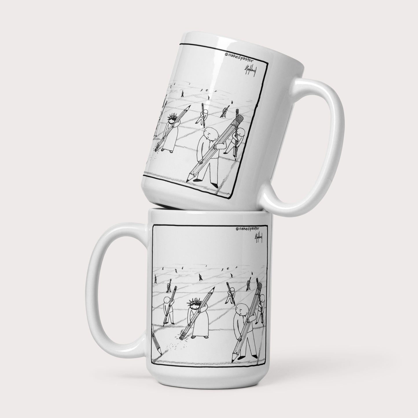 Eraser Mug - by nakedpastor