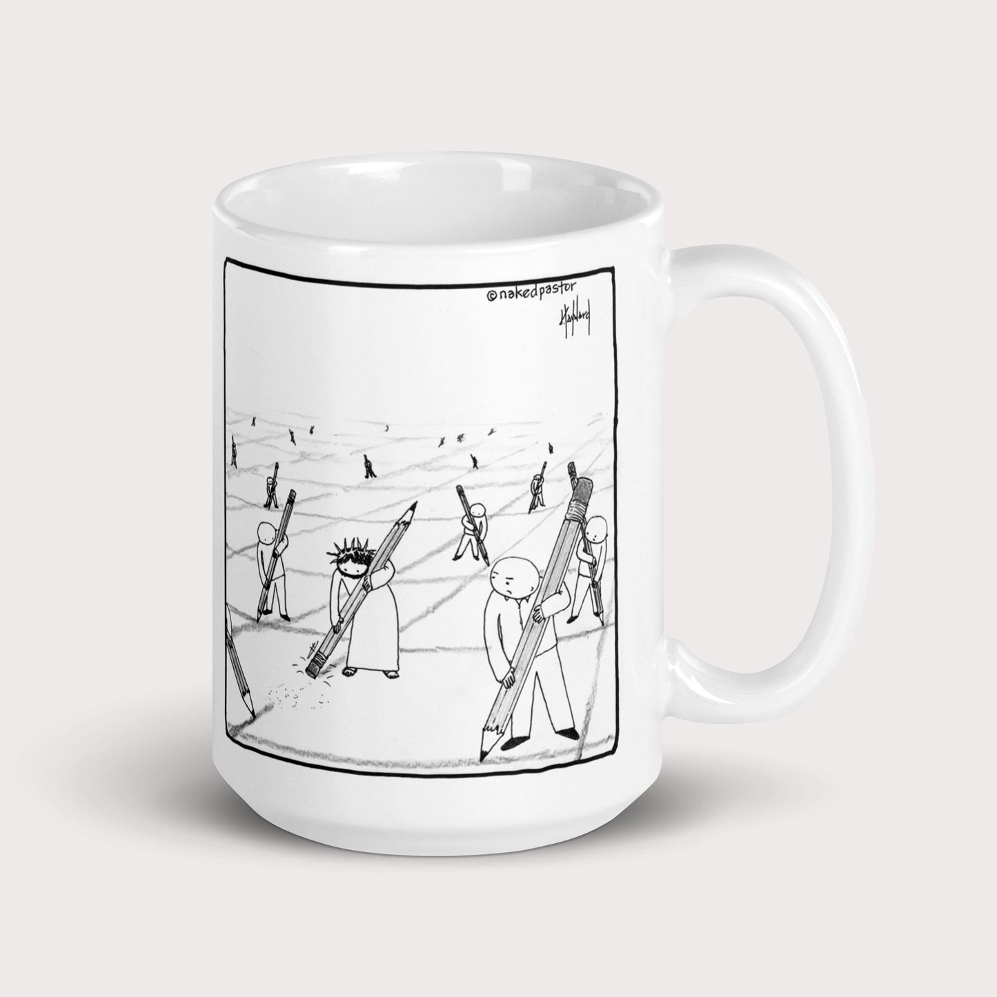 Eraser Mug - by nakedpastor