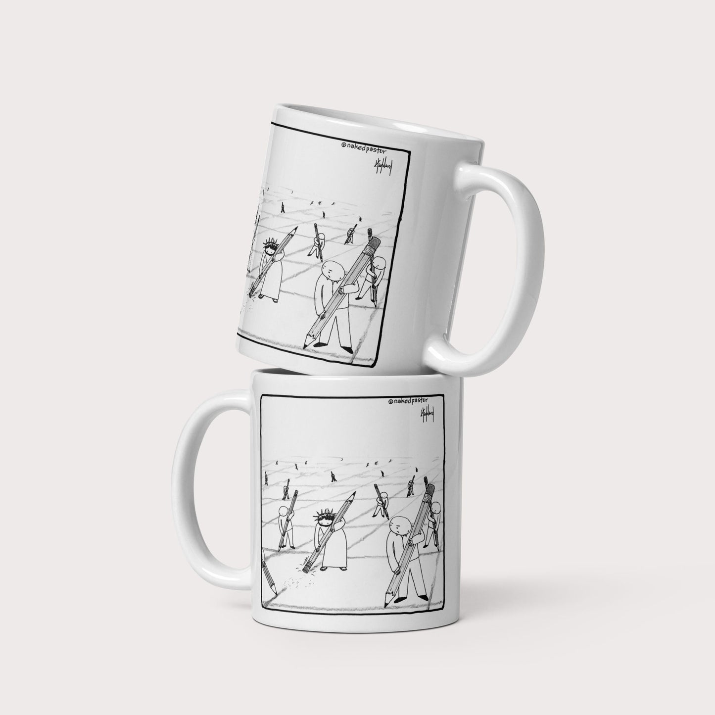 Eraser Mug - by nakedpastor
