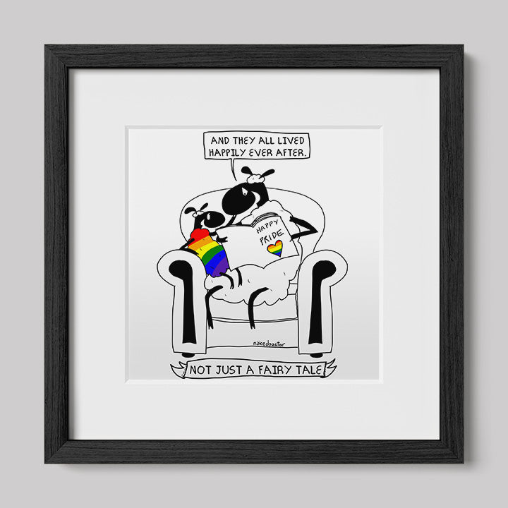 Not Just a Fairy Tale Pride Art Print-Print-nakedpastor