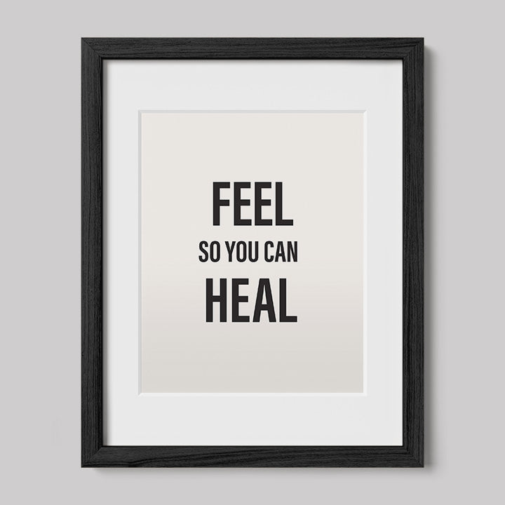 Feel So You Can Heal - Off-White