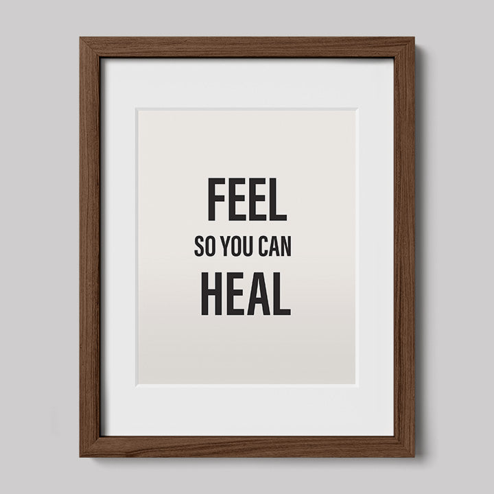 Feel So You Can Heal - Off-White
