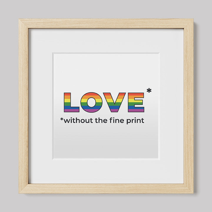 Love Without the Fine Print Cartoon Print-Cartoons-nakedpastor