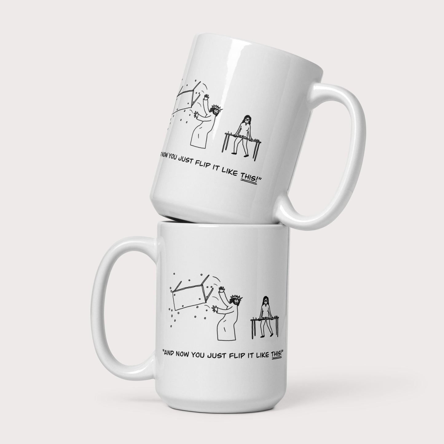 Flip It Like This! Mug - by nakedpastor