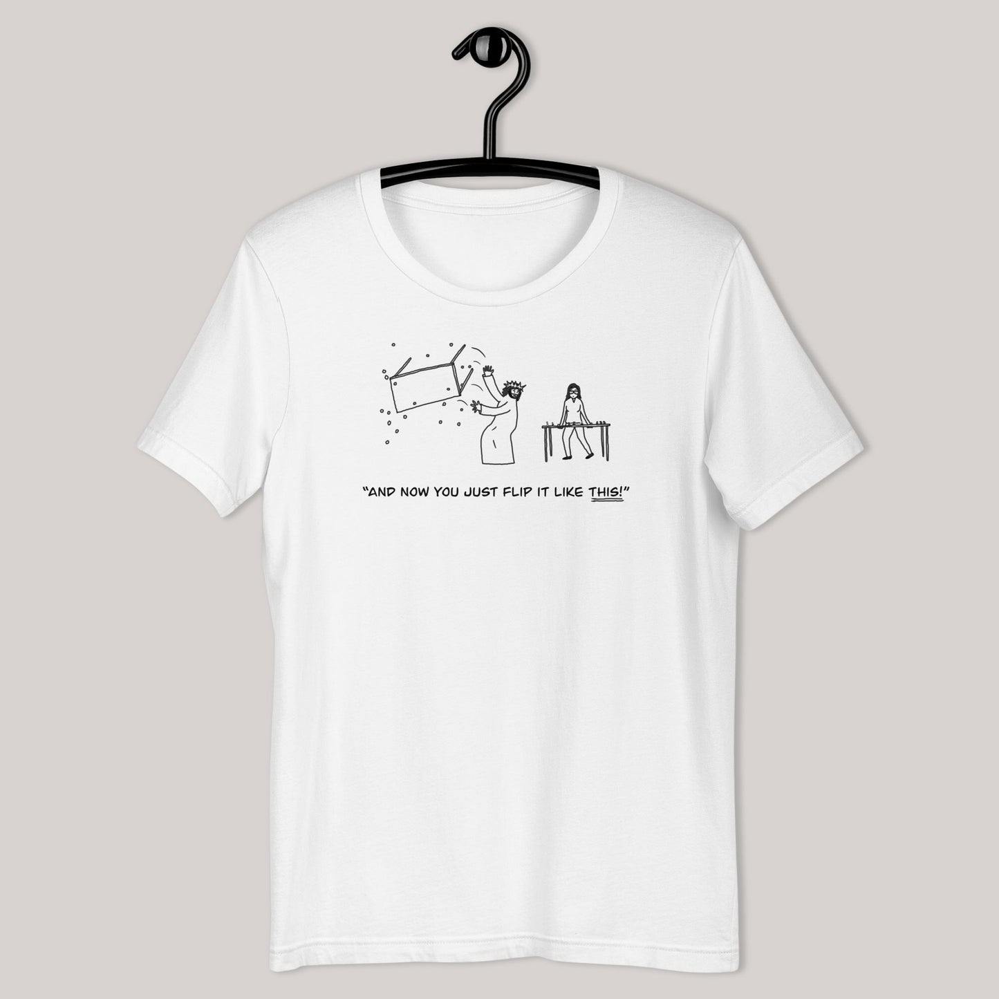 Jesus Flip It Like This T-Shirt - by nakedpastor