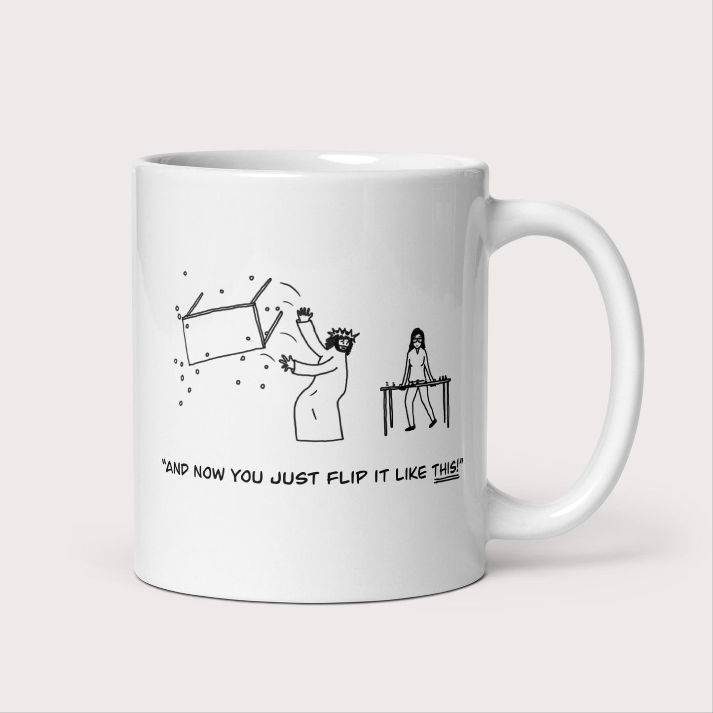 Flip It Like This! Mug - by nakedpastor
