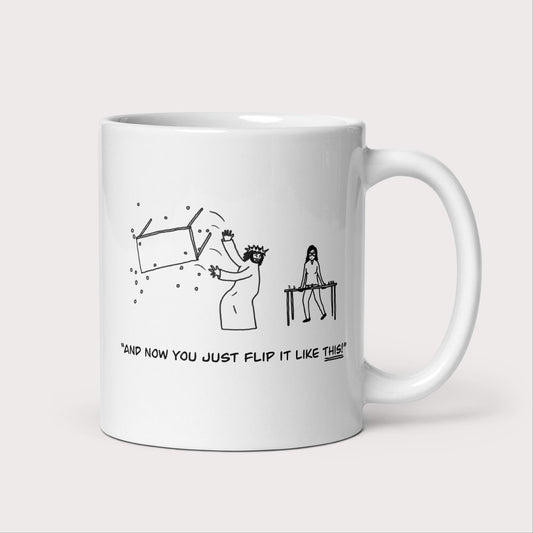 Flip It Like This! Mug - by nakedpastor