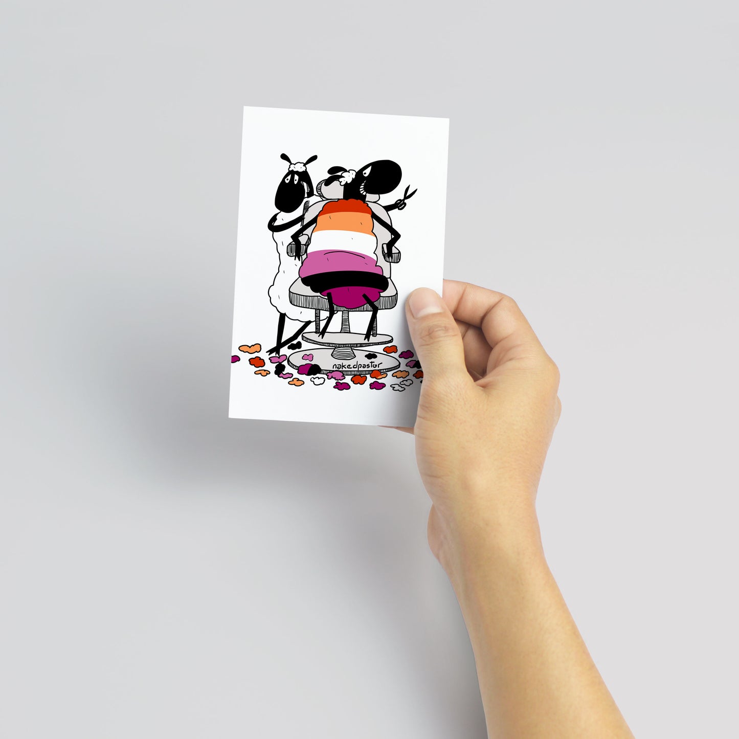 Lesbian Haircut Mini Print-nakedpastor
