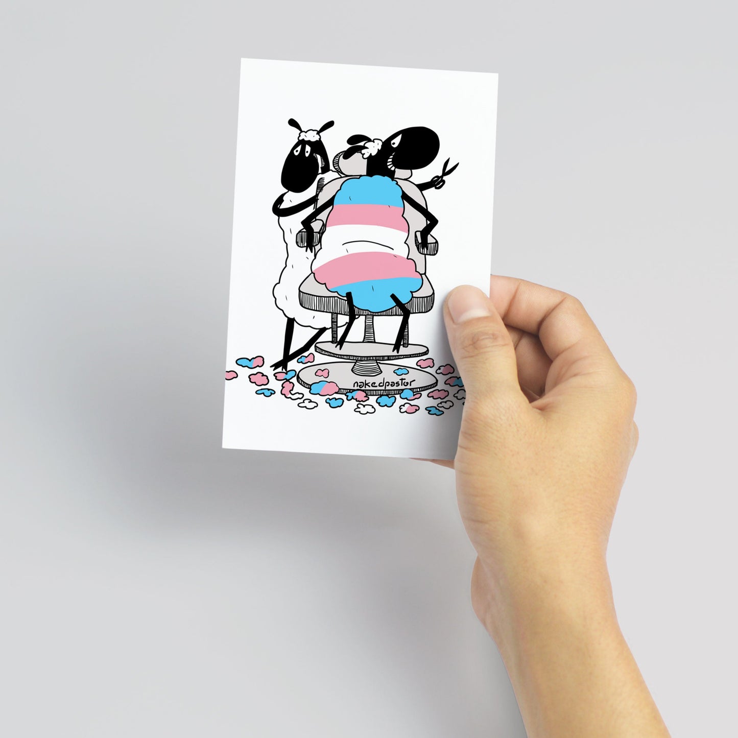 Transgender Haircut Mini Print-nakedpastor