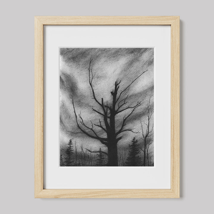 Here I Stand Charcoal Drawing Print-Drawings-nakedpastor