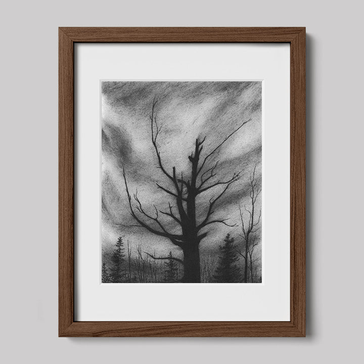 Here I Stand Charcoal Drawing Print-Drawings-nakedpastor