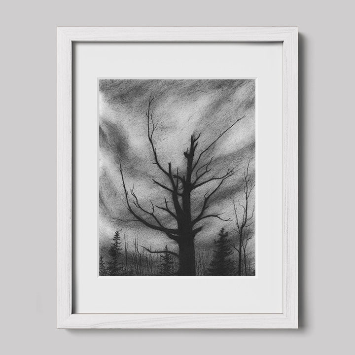 Here I Stand Charcoal Drawing Print-Drawings-nakedpastor