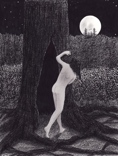 Sophia Hollow Original Drawing-Drawings-nakedpastor