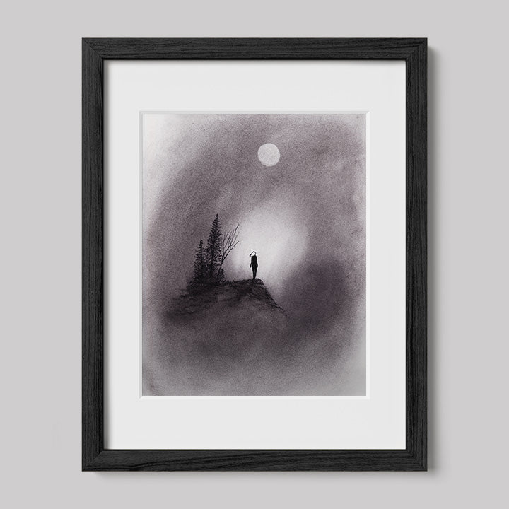 I Changed My Mind Charcoal Drawing Print-Drawings-nakedpastor
