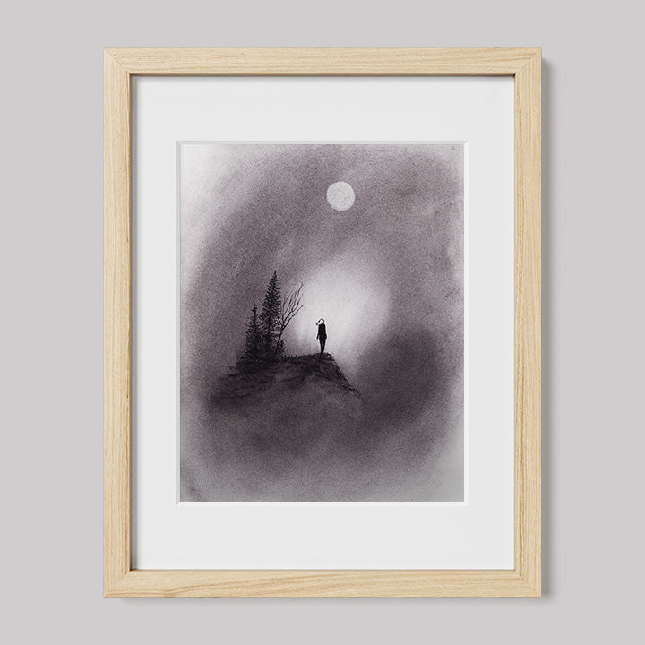 I Changed My Mind Charcoal Drawing Print-Drawings-nakedpastor