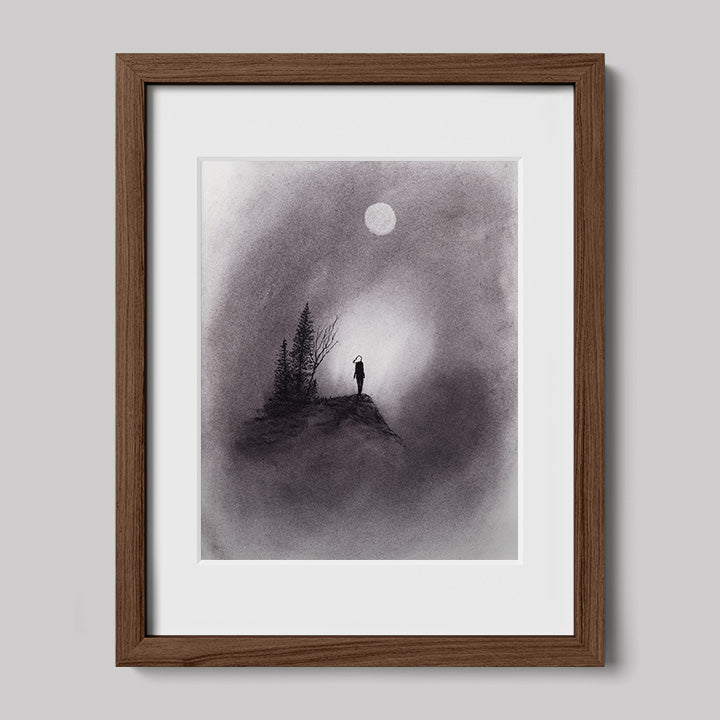 I Changed My Mind Charcoal Drawing Print-Drawings-nakedpastor