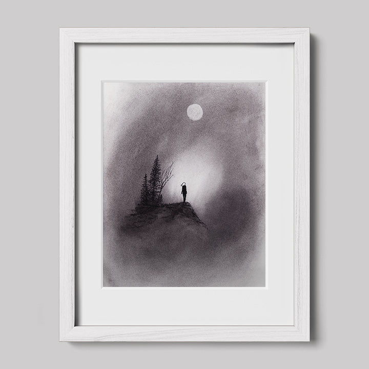 I Changed My Mind Charcoal Drawing Print-Drawings-nakedpastor