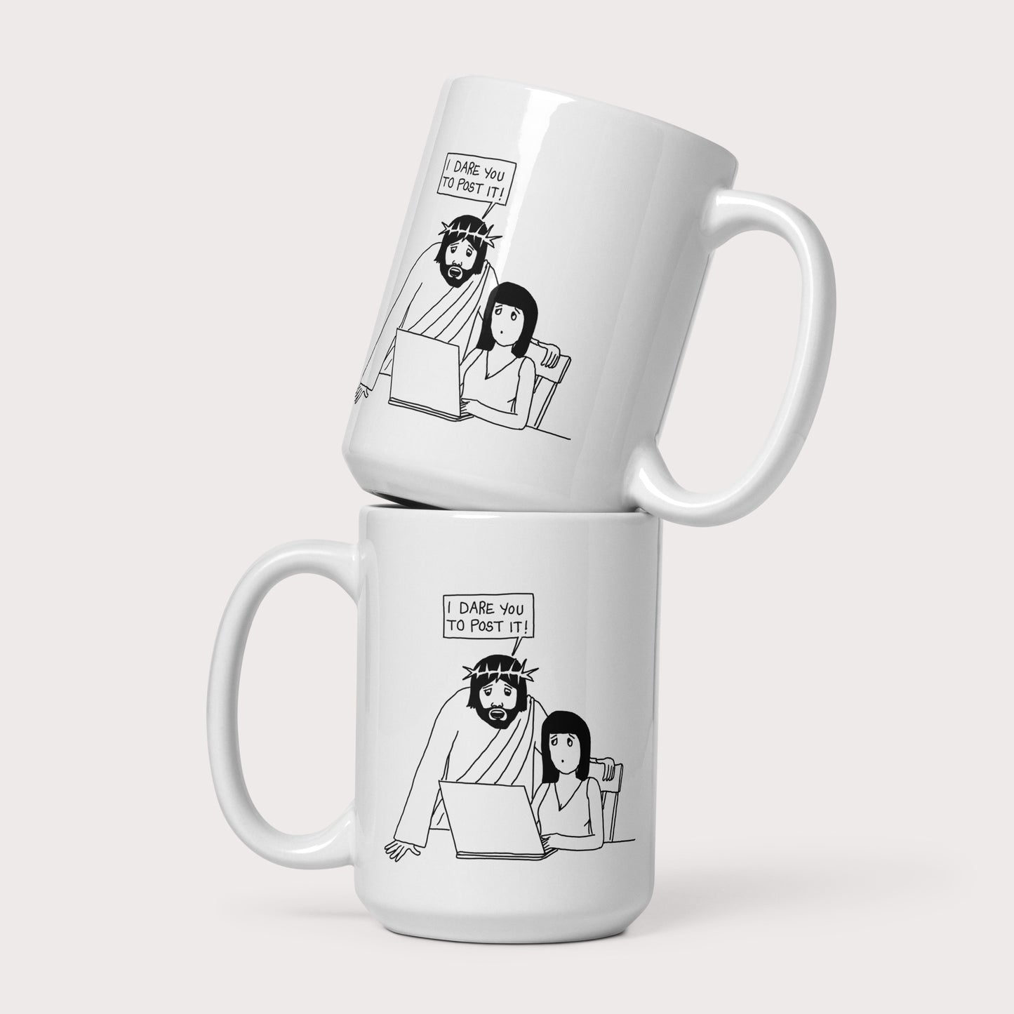 I Dare You to Post It Mug - by nakedpastor