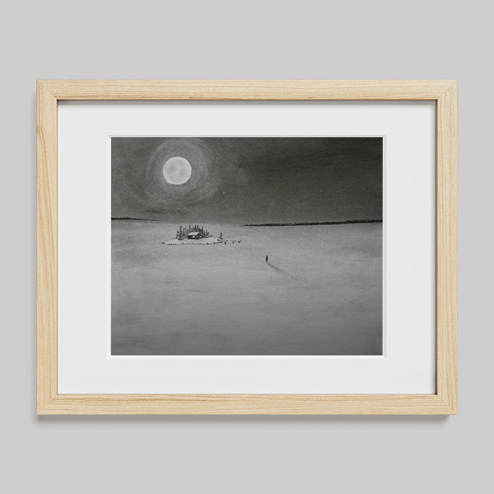 I Return To Love Charcoal Drawing Print-Drawings-nakedpastor