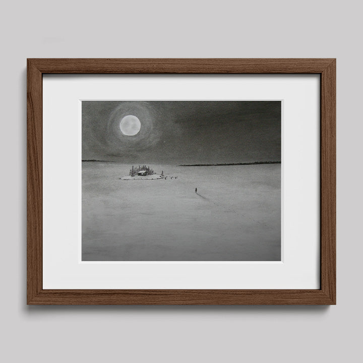 I Return To Love Charcoal Drawing Print-Drawings-nakedpastor