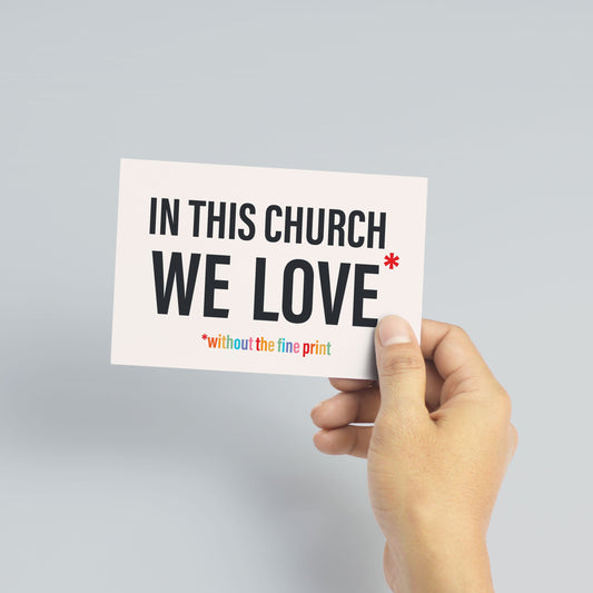 In This Church Mini Print-nakedpastor