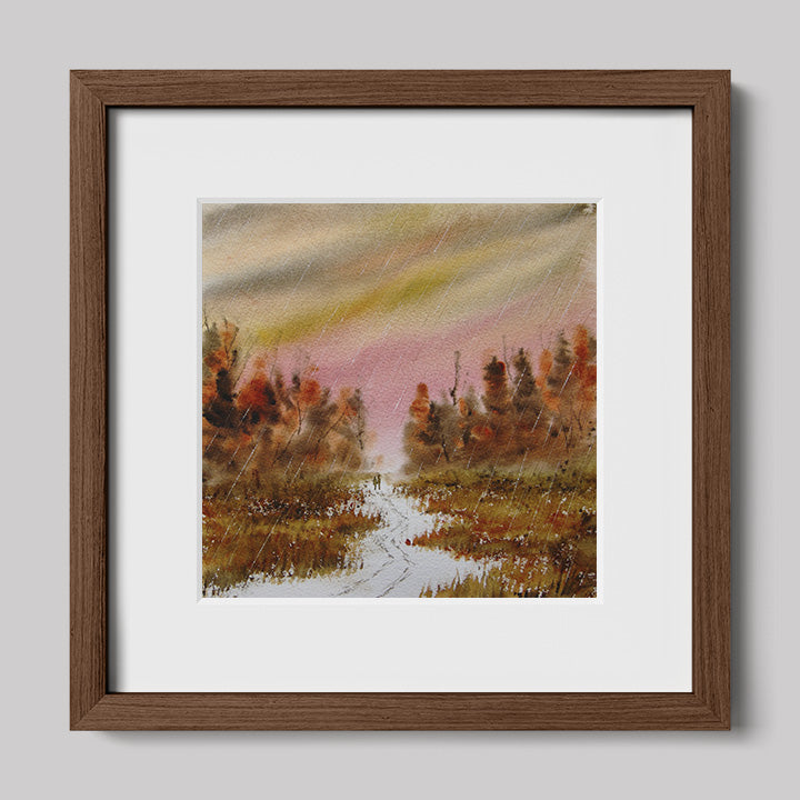 Come Isolate With Me Watercolor Print-Paintings-nakedpastor