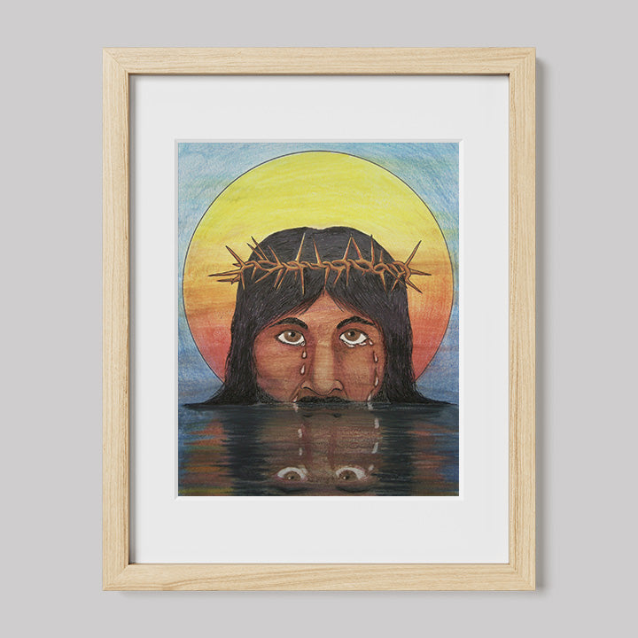 Jesus Cries Print-Drawings-nakedpastor
