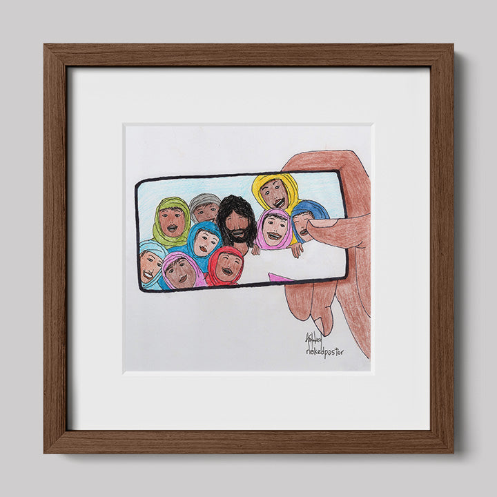 Jesus And His Disciples Print-Cartoons-nakedpastor