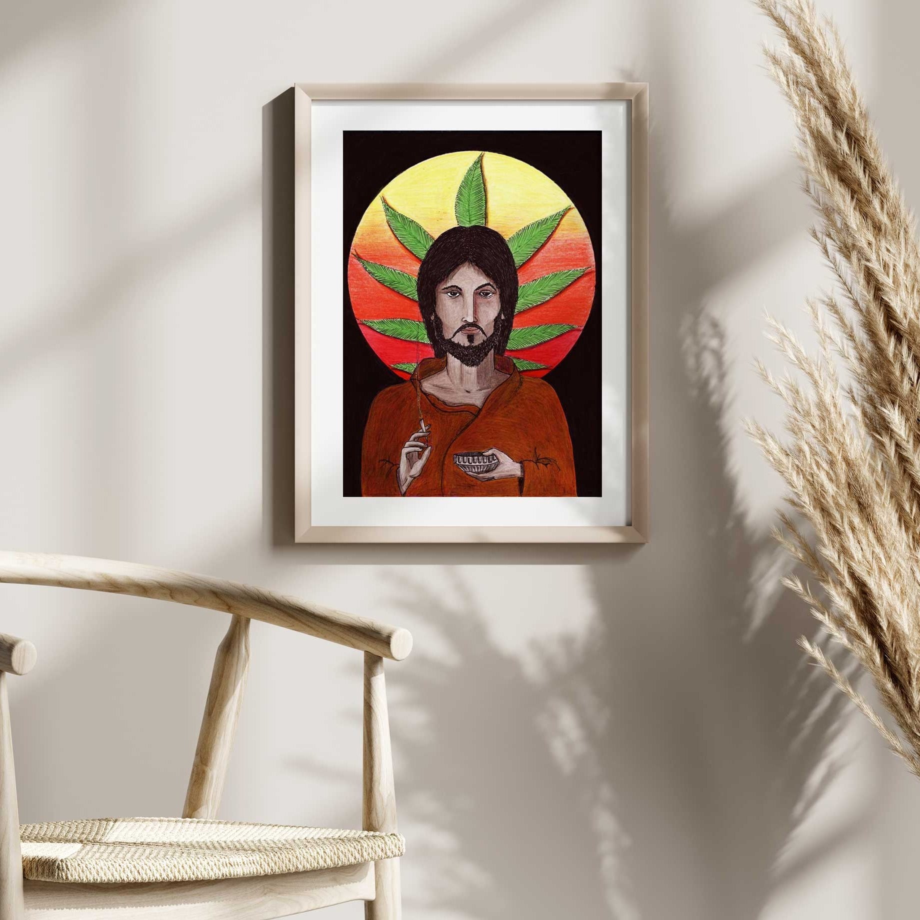 Jesus Higher Print - by nakedpastor