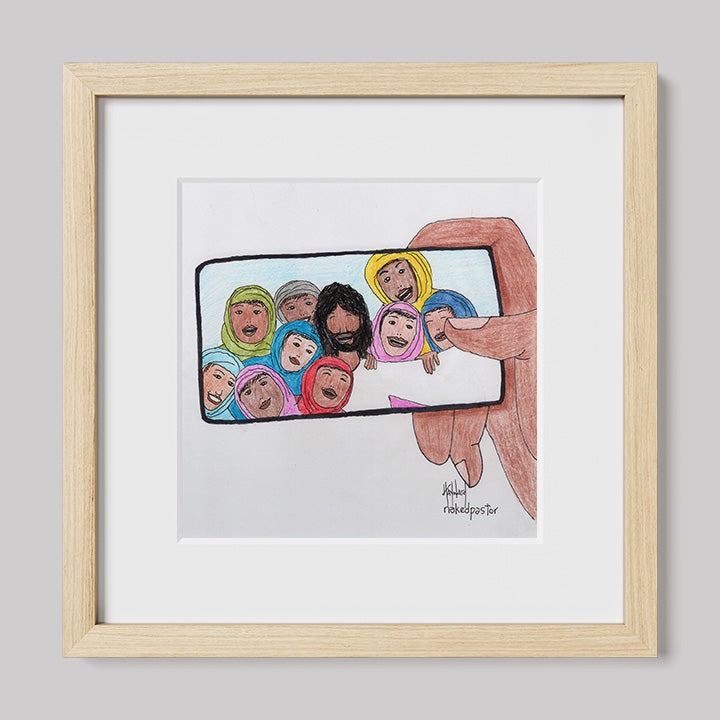 Jesus And His Disciples Print-Cartoons-nakedpastor