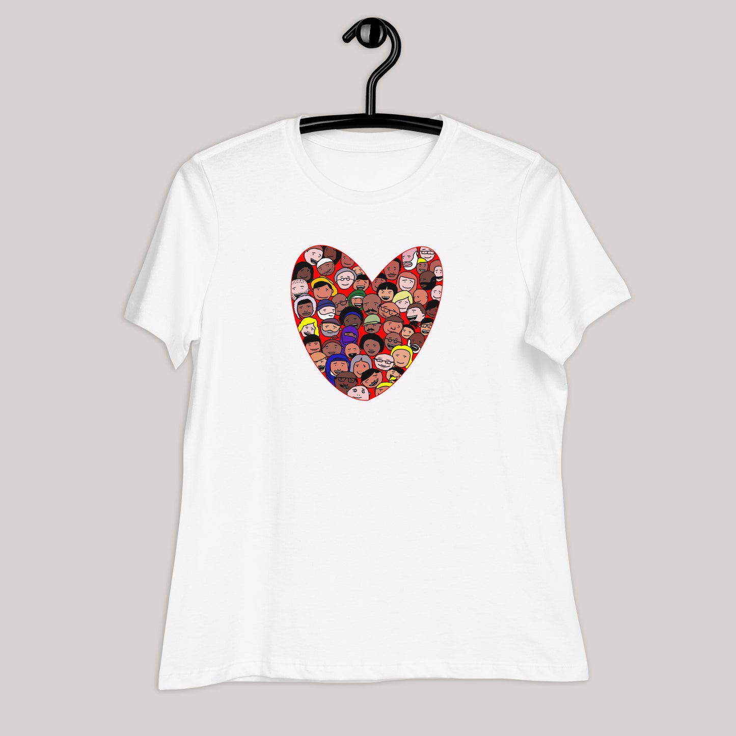 Love Everybody Fitted T-Shirt - by nakedpastor