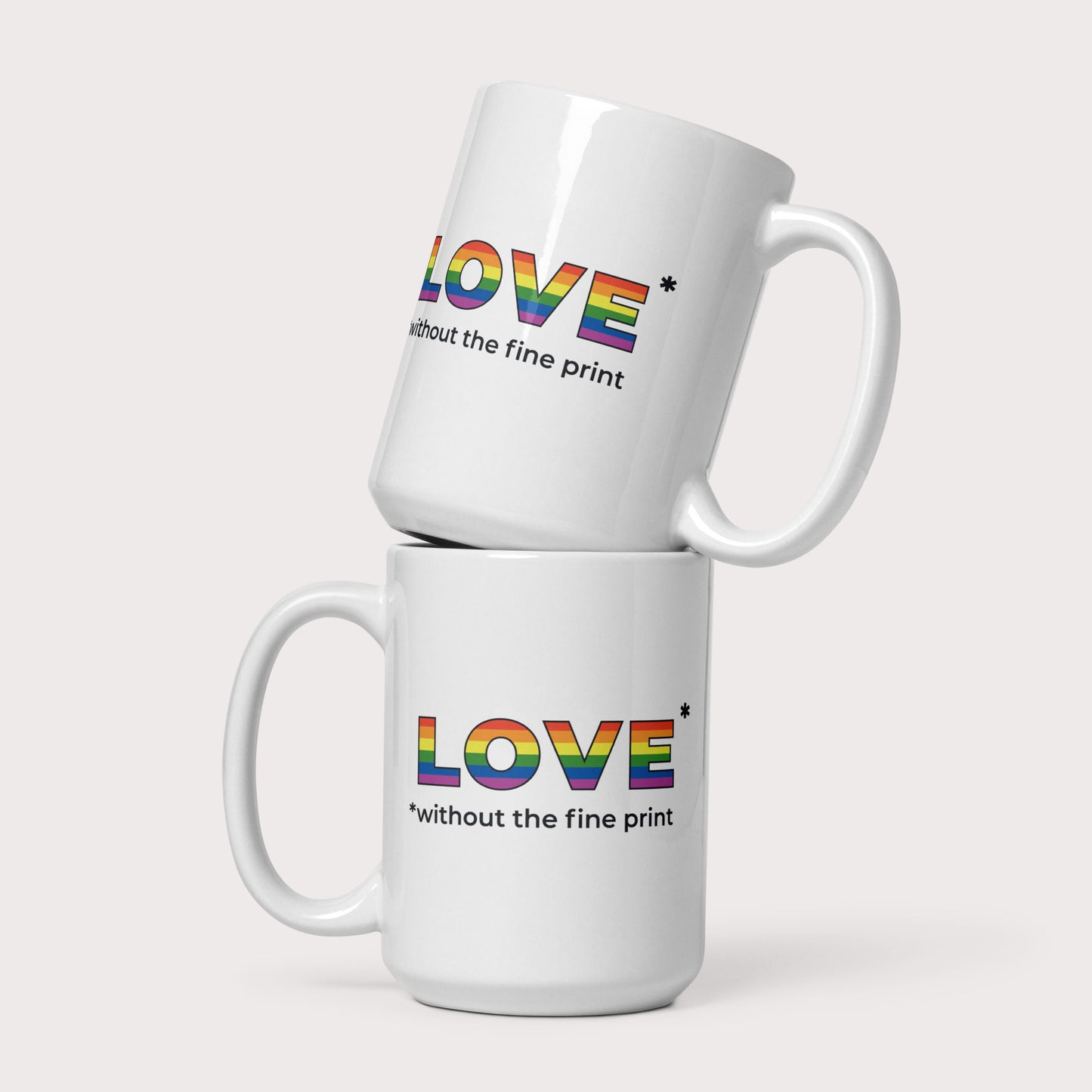Love Without the Fine Print Mug - by nakedpastor