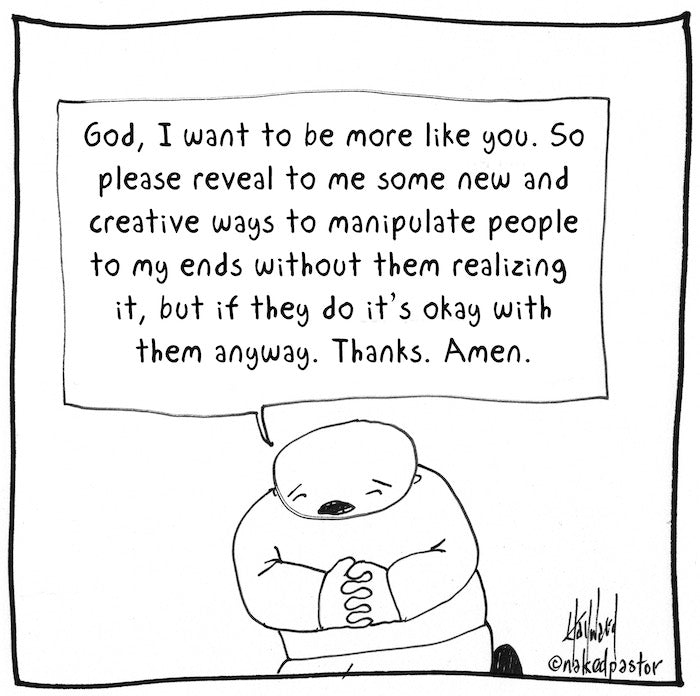 Manipulation Digital Cartoon - by nakedpastor