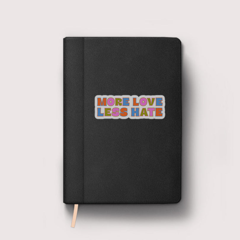 More Love, Less Hate Sticker-Stickers-nakedpastor