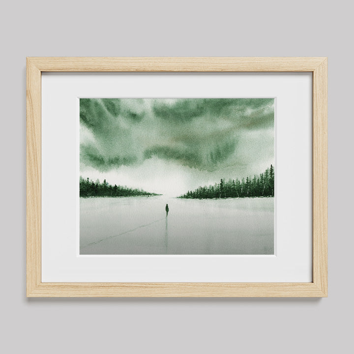 My Path Is Mine Watercolor Print-Paintings-nakedpastor