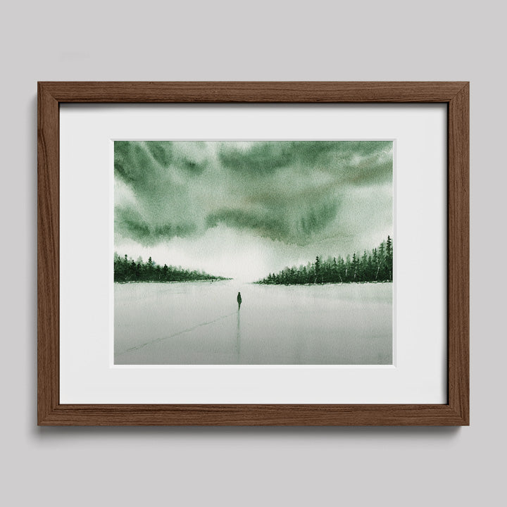 My Path Is Mine Watercolor Print-Paintings-nakedpastor