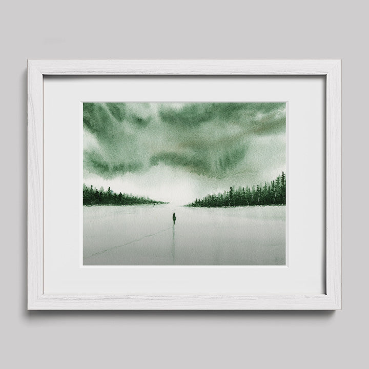 My Path Is Mine Watercolor Print-Paintings-nakedpastor