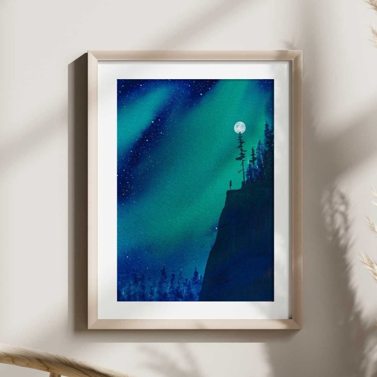 I Feel The Need To Be Seen Watercolor Print - by nakedpastor