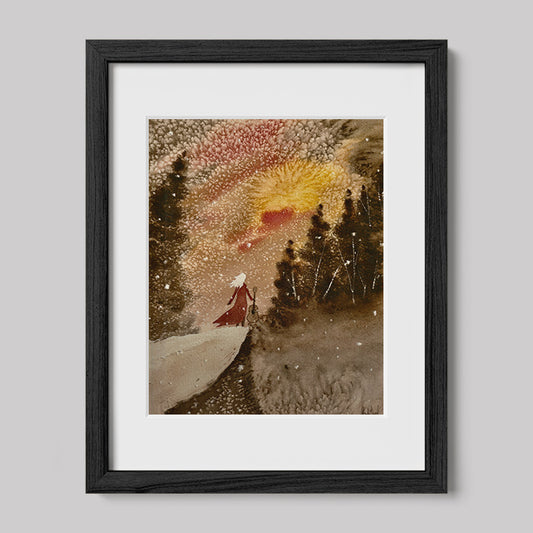 Timber Series "I Won't Stop Singing" Print-Paintings-nakedpastor