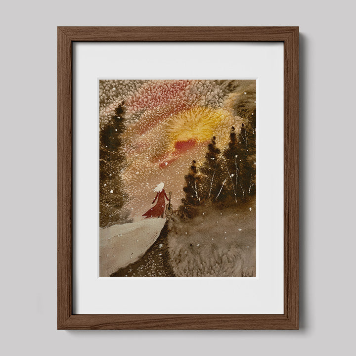 Timber Series "I Won't Stop Singing" Print-Paintings-nakedpastor