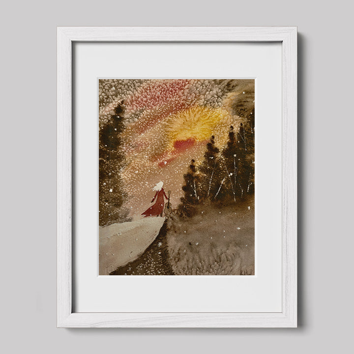 Timber Series "I Won't Stop Singing" Print-Paintings-nakedpastor