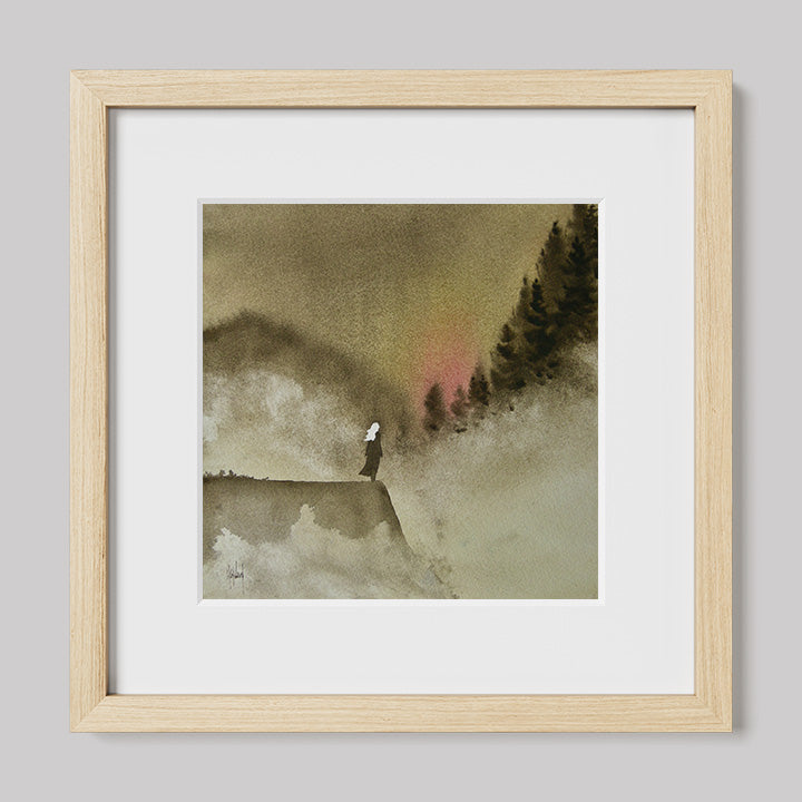 Timber Series Not Part But All Of Me Watercolor Print-Paintings-nakedpastor